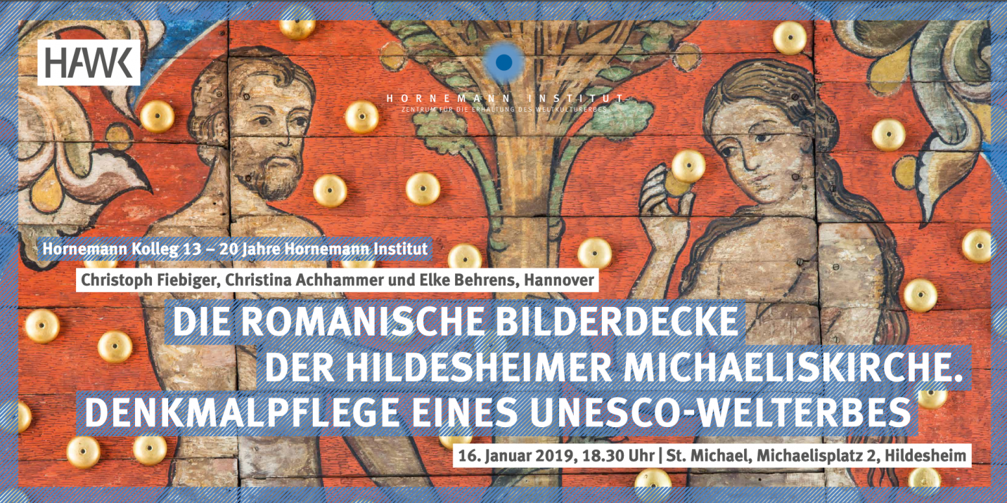 Einladungskarte, Die romanische Bilderdecke der Hildesheimer Michaeliskirche, Hornemann Kolleg 13