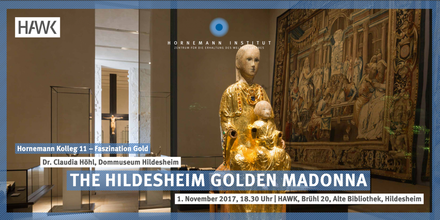 Einladungskarte, The Hildesheim Golden Madonna in Change, Hornemann Kolleg 11