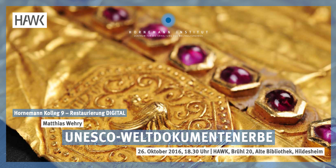 Einladungskarte, UNESCO-WWeltdokumentenerbe, Hornemann Kolleg 9