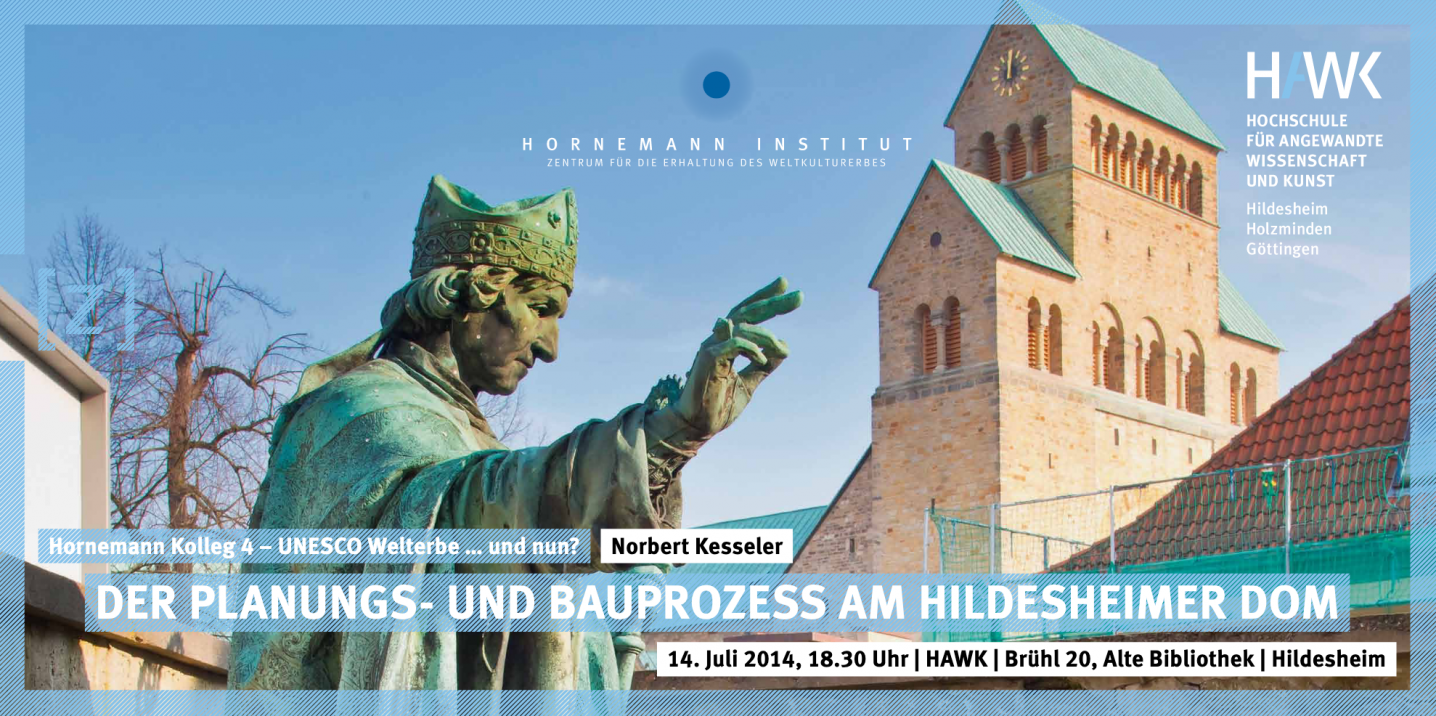 Einladungskarte, Der Planungs- und Bauprozess am Hildesheimer Dom, Hornemann Kolleg 4