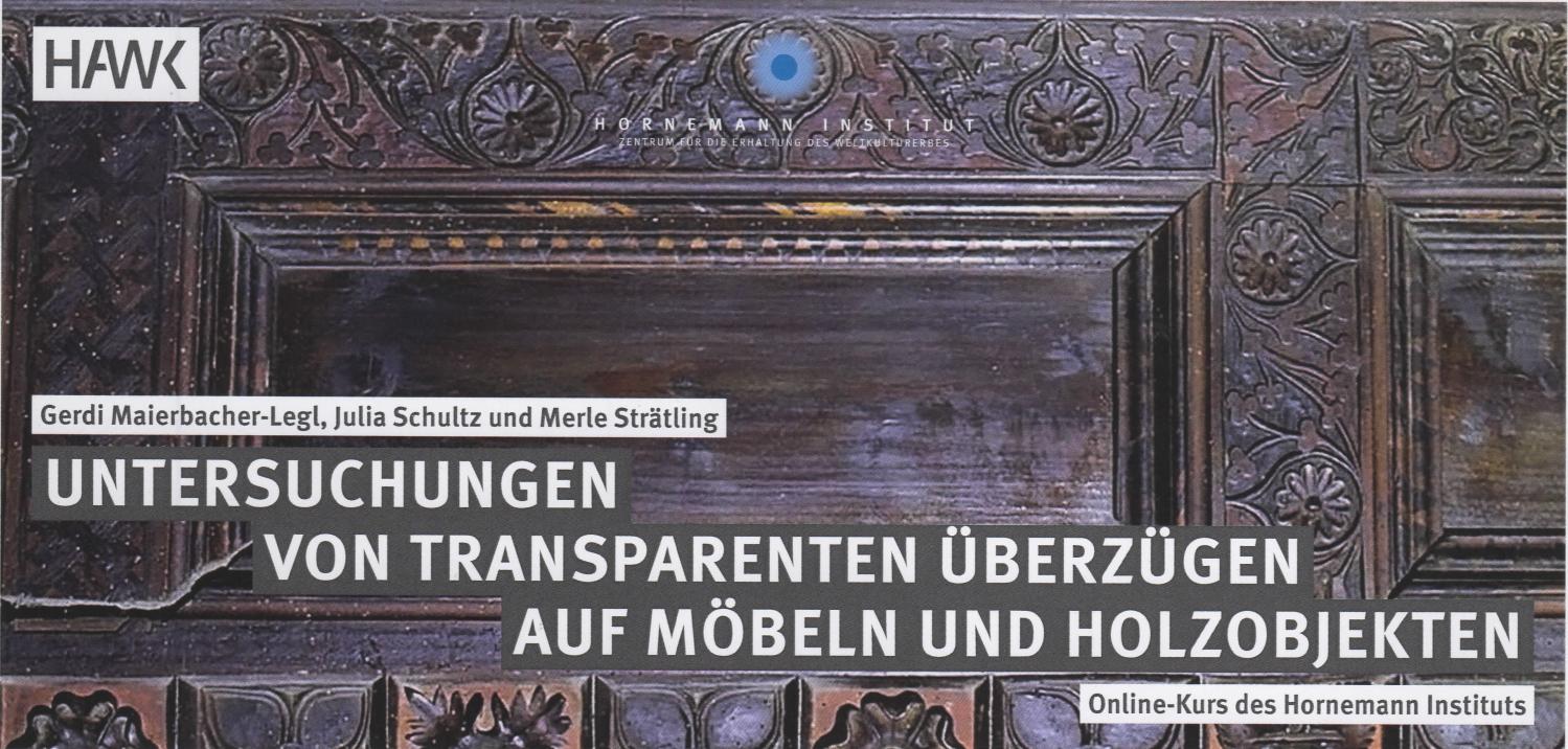 Online-Kurs Untersuchungen von Transparenten Überzügen auf Möbeln und Holzobjekten